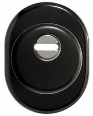 Дверний протектор AZZI FAUSTO F23 ANT з юбкою, чорний, H25 мм 000005231 фото