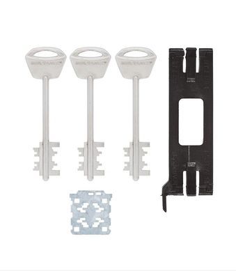 Комплект ключів MUL-T-LOCK MATRIX 3KEY+CARD 90мм_1LOCK 430147 фото