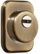 Дверний протектор AZZI FAUSTO F23 ANT з юбкою, прямокутний, бронзова латунь, H45 мм 000005258 фото
