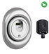 Протектор DISEC Magnetic_3G 3G2FM din Oval 25мм Хром_полірований 3клас C 3key KM0P3G Зовнішній 40-0039212 фото 2