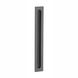 Ручка для раздвижных дверей прямоугольная APRILE HD 239 AS черный матовый/кожа 44-10346 фото 1