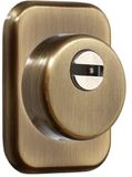 Дверний протектор AZZI FAUSTO F23 ANT з юбкою, прямокутний, бронзова латунь, H50 мм 000005270 фото