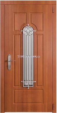 Входные двери Сталь М, модель ПРЕМЬЕР фрезерованный МДФ с двух сторон 80-0013607 фото