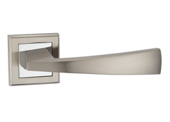 Дверная ручка MVM Frio Z-1215 матовый никель/полированный хром 40-001215 фото