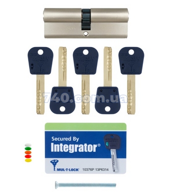 Циліндр Mul-T-Lock din_kk Integrator 62 nst 27X35 cam30 5key intgr_blue_ins 376P box_c 228418 фото