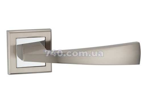 Дверна ручка MVM Frio Z-1215 матовий нікель/полірований хром 40-001215 фото