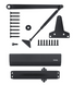 Доводчик накладной RYOBI 2550 D-2550 BLACK BC UNIV_ARM EN_1-4 до_80кг 1100мм FIRE 40-11177 фото 5