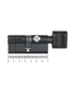 Цилиндр RB din_kt Keylocx 90 bm 45X45T to_bm cam30 5key rb1 k04 box 49-3763 фото 5
