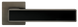 Дверная ручка LINDE A-2015/E20 матовый антрацит/черный 44-4429 фото