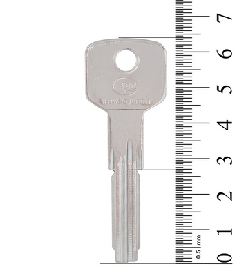 Бланк ключа KEYLINE ABUS(D) ABU48 45мм HORIZONTAL BRA 27мм CI-26 ABU48 KL3_M 49-1984 фото