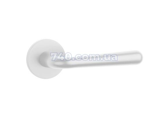 Дверна ручка APRILE Irga R 7S AT біли матовий (тонка розетка) 44-10120 фото