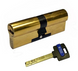 Циліндр HardLock серії К 80 мм (40x40) ключ-ключ золото 40-0028418 фото 1