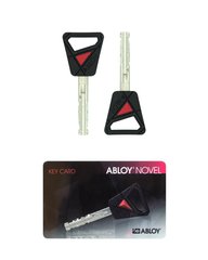 Комплект ключей ABLOY NOVEL 2KEY_35mm+CARD 430100 фото