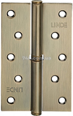 Дверная петля правая Linde H-120R AB старая бронза 44-9103 фото