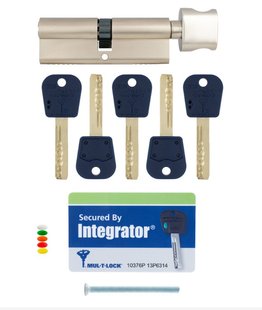 Цилиндр Mul-T-Lock din_kt Integrator 105 nst 65X40T to_nst cam30 5key intgr_blue_ins 376P box_c 92101472 фото