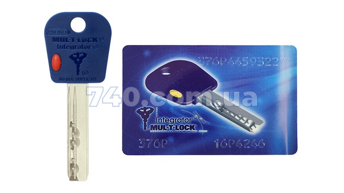 Циліндр Mul-T-Lock din_kt Integrator 54 nst 27X27T to_nst cam30 5key intgr_blue_ins 376P box_c 20442 фото