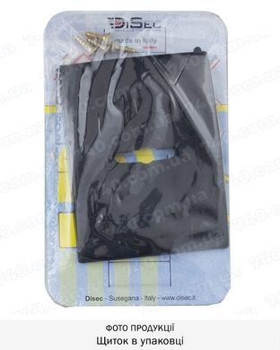 Щиток DISEC KT3766 Matrix Square Фарба_чорна N Без шторки 44-4313 фото