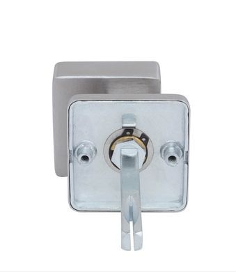 Ручка дверная ROSTEX DESIGN H53 fix SQUARE Нерж.сталь_мат насквозь Design NEREZ_MAT Половинка, шток 65мм 40-0049849 фото
