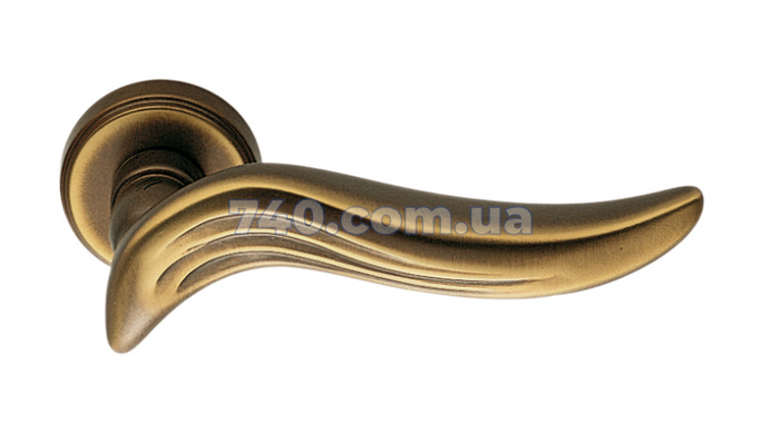 Дверна ручка Colombo Design Piuma (розета 45 мм) бронза 40-0025354 фото