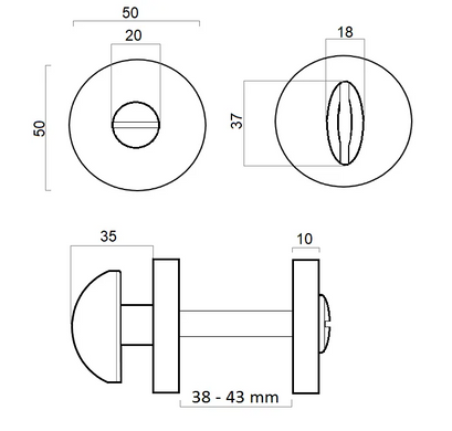 WC - накладка Forme Fixa Round. B31 - білий матовий 44-7414 фото