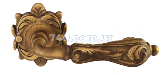 Ручка дверная FADEX Libra 229Z матовая бронза 40-032177853 фото