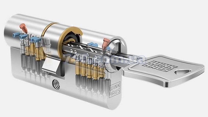 Циліндр Winkhaus N-TRA 3 ключа 60мм (30x30) ключ-тумблер 5053205 фото