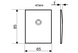 Щиток DISEC KT3614 Omega Square Фарба_чорна N Без шторки 44-4314 фото 5