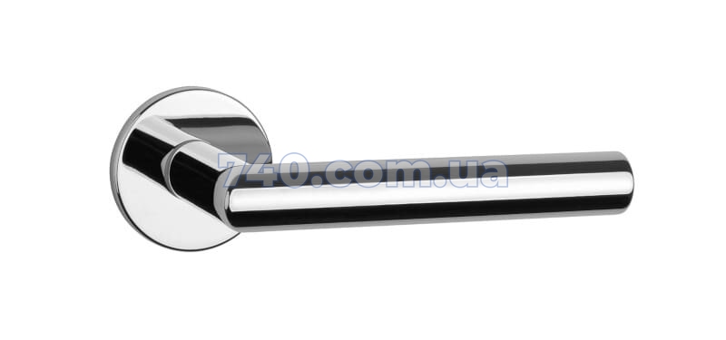 Дверная ручка APRILE Arabis R 7S AT полированный хром (тонкая розетка) 40-003222833 фото