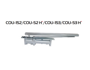 Дверний дотягувач врізний RYOBI COU-50 COU-153_L ALUMINIUM SLD_HO_ARM EN_3 65кг 950мм RIGHT  40-0020382 фото