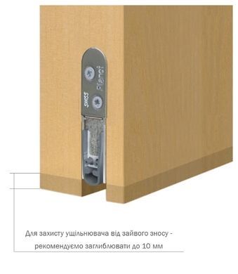 Поріг висувний PLANET HS-plus 13x30mm/22mm 55 db 1085 мм дерев'яні FIRE 44-9522 фото