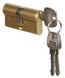 Цилиндр GMB 60мм (30x30) ключ-ключ PB латунь 40-0022815 фото 1