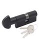 Циліндр Cortelezzi Primo 117F 60 мм (30x30T) ключ-тумблер чорний 40-0052654 фото 1