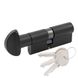 Цилиндр Cortelezzi Primo 117F 70 мм (40x30T) ключ-тумблер черный 40-0052765 фото 1