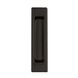 Ручка для раздвижных дверей RICH-ART SL 011 черный матовый 44-974 фото
