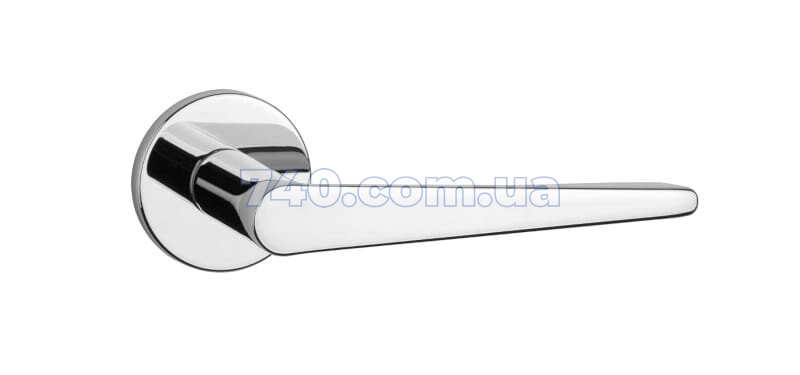 Дверна ручка APRILE Arnica R 7S AT полірований хром (тонка розетка) 40-00436833 фото