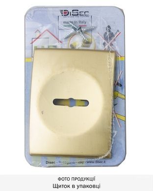 Щиток DISEC KT3766 Matrix Square Латунь_мат TT Без шторки 44-10007 фото