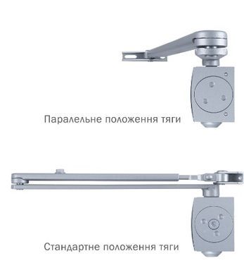 Дверной доводчик RYOBI 3200 D-3200 SILVER BC UNIV_ARM 22,5 EN_3-6 120кг 1400мм FIRE 44-7035 фото