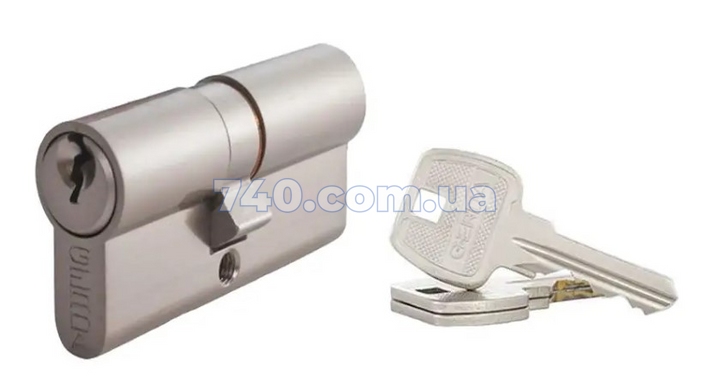Цилиндр GERDA WKE-1 ключ-ключ 40X50 никель 44-10830 фото