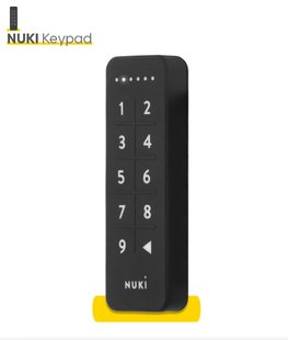 Зчитувач електронний NUKI Keypad чорний, доступ за кодом 44-8723 фото