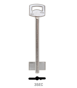 Бланк ключа KEYLINE SECUREMME(I) 3SEC 77мм D-BIT BRA 14мм SIB-4G SB KL3_M 49-1989 фото