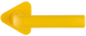 Дверна ручка MVM S-1105 жовтий 44-1178 фото