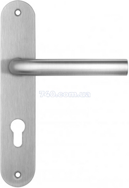 Ручка дверная на планке под цилиндр MVM S-1119-85 SS 44-9058 фото