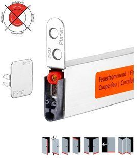 Поріг висувний PLANET HS-plus 13x30mm/22mm 55 db 710 мм дерев'яні FIRE 44-9525 фото