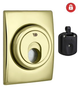 Протектор DISEC Magnetic_3G 3G2WB din Square 25мм Латунь_Pvd 2 3key KM0P3G Наружный 40-0099239 фото