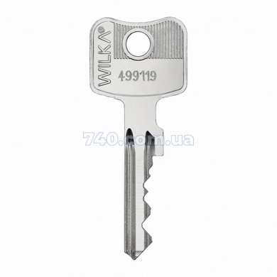 Циліндр WILKA 1400 Class A (30x30) ключ-ключ чорний 49-369 фото