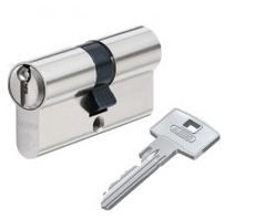 Дверний циліндр ABUS S60P, ключ-ключ, 60 (30х30) нікель 44-5140 фото