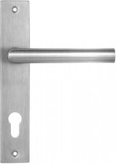 Ручка дверна на планці під циліндр MVM S-1136-85 SS 44-9060 фото