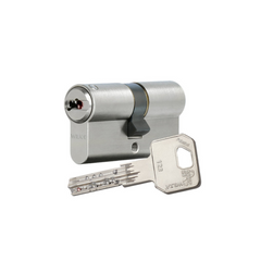 Циліндр WILKA 3600 Carat S (30x30) ключ-ключ матовий нікель 49-470 фото
