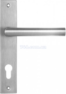 Ручка дверная на планке под цилиндр MVM S-1136-85 SS 44-9060 фото