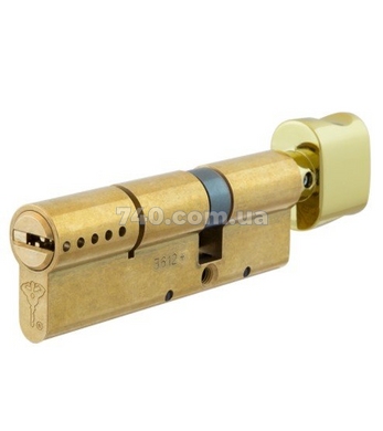 Циліндр MUL-T-LOCK CLASSIC PRO 70 мм (35х35Т) ключ-тумблер латунь 40-0005185 фото